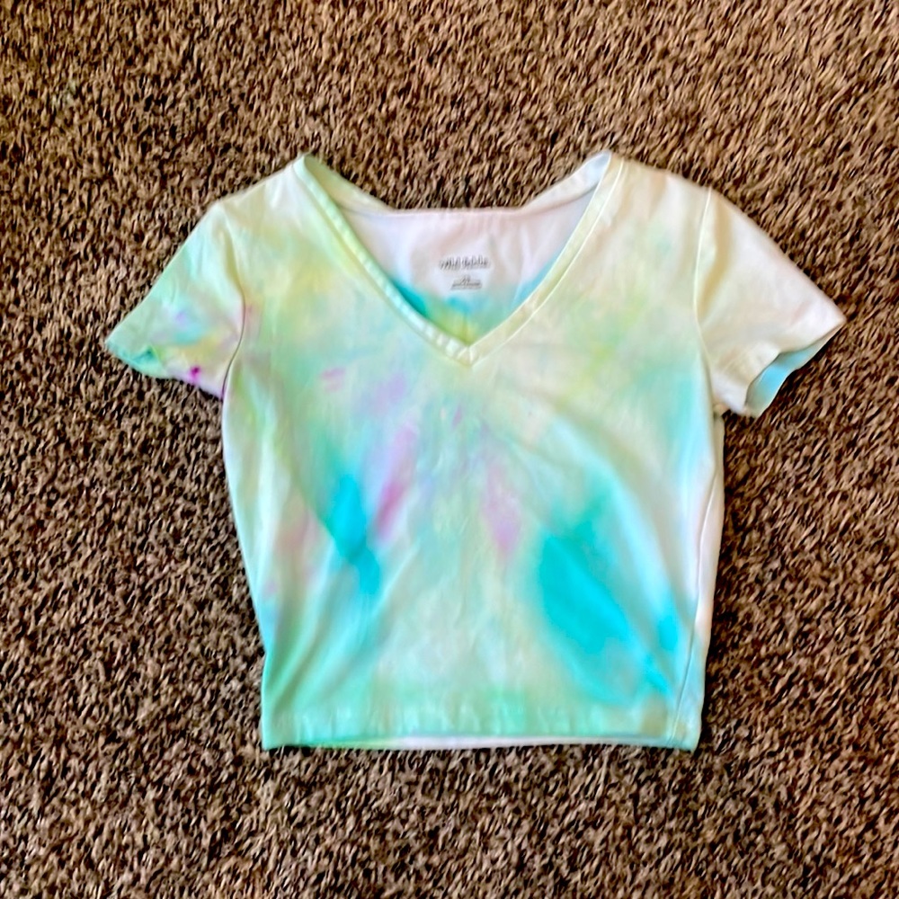 Tie dye crop top
